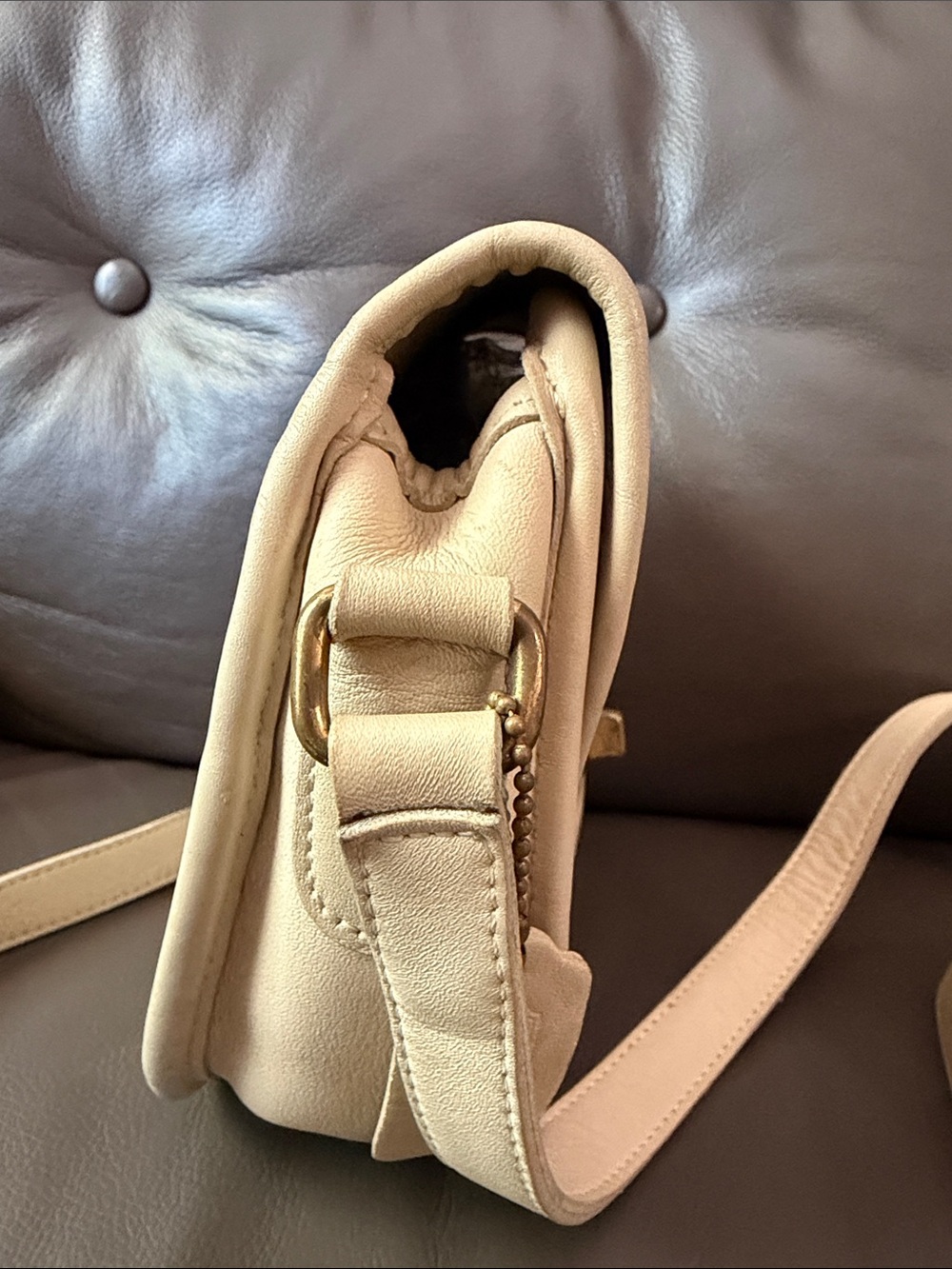 Vintage Coach Watson Bag 9981 Bone Cream - Picture 4 of 15
